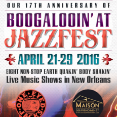 Boom Boom Room Details Boogalooin’ at Jazz Fest Schedule