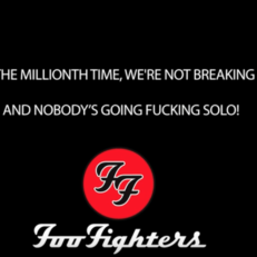 Foo Fighters: “For the millionth time, we’re not breaking up”