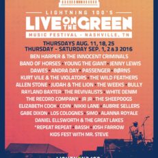 Live on the Green Confirms 2016 Lineup