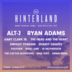 Hinterland Announces 2017 Lineup