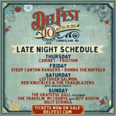 DelFest Taps The Grateful Ball, Cabinet, Leftover Salmon for Late Night Shows