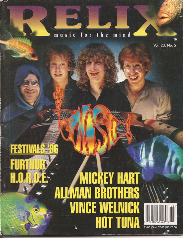 phish relix cover october 1996