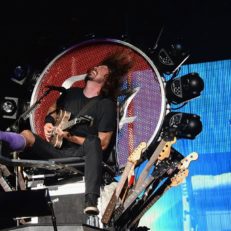 Watch: Dave Grohl Returns to Stage with Motorized Throne