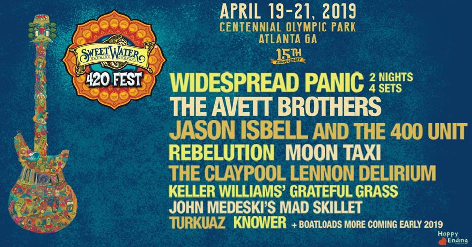 Sweetwater 420 Fest Initial Lineup: Widespread Panic, The Avett ...
