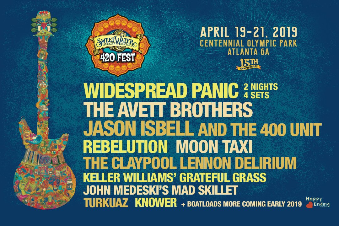 Sweetwater 420 Fest Initial Lineup: Widespread Panic, The Avett Brothers and More