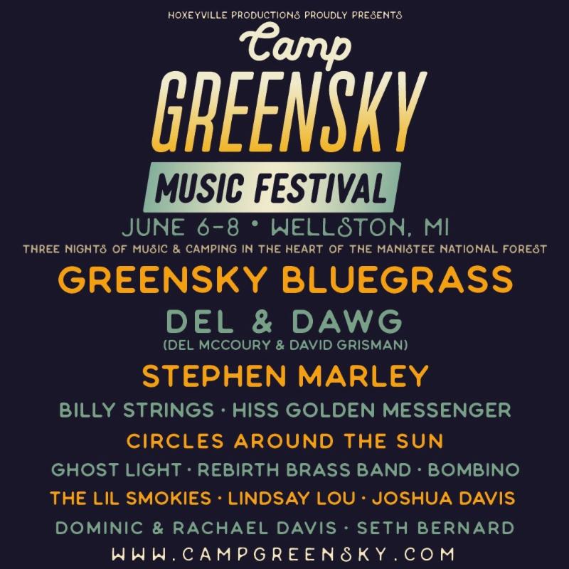 Greensky Bluegrass Set Lineup for Camp Greensky 2019