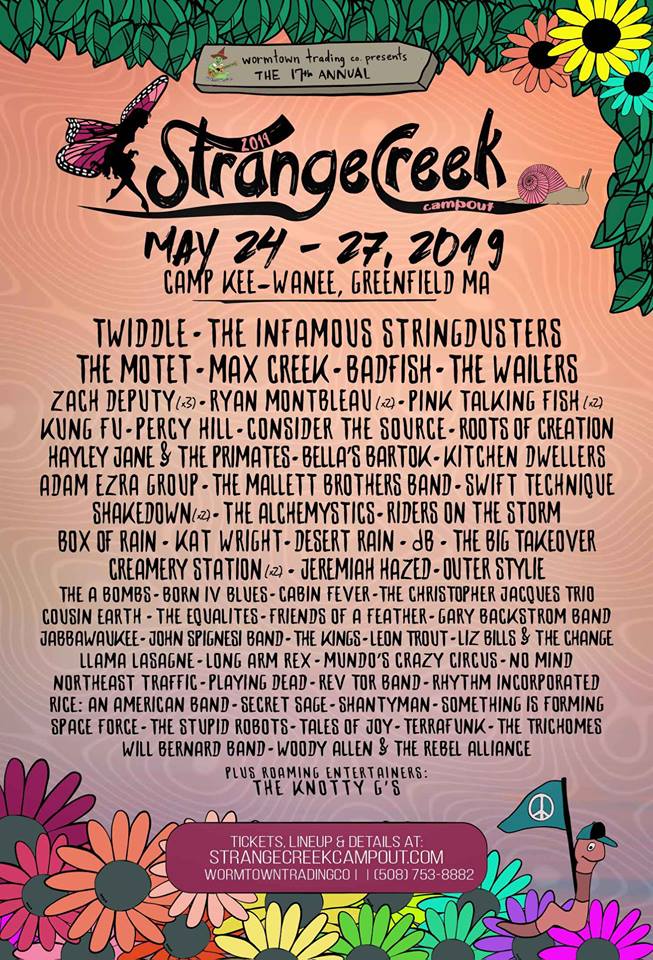 StrangeCreek Finalizes 2019 Lineup Featuring Twiddle, Infamous