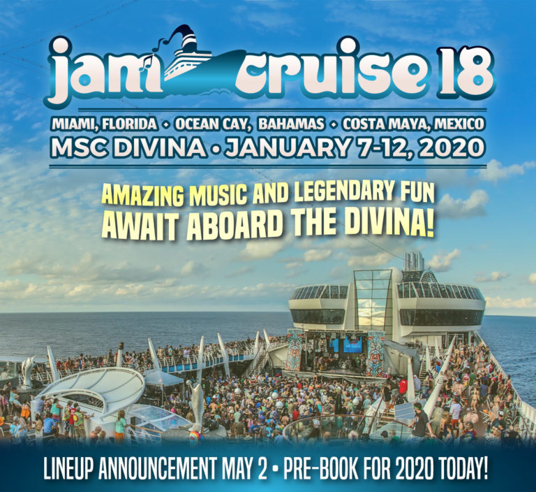 Jam Cruise Reveals Dates, Destinations for 2020 Sailing