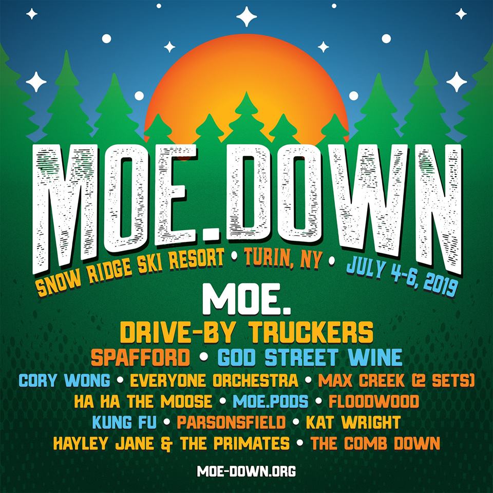 moe. Announce 2019 moe.down Lineup with Drive-By Truckers, Spafford, God Street Wine and More moe. Announce 2019 moe.down Lineup with Drive-By Truckers, Spafford, God Street Wine and More