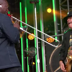 Watch: Santana Plays ‘Africa Speaks’ Tracks and “Smooth” for ‘Jimmy Kimmel Live’ Audience
