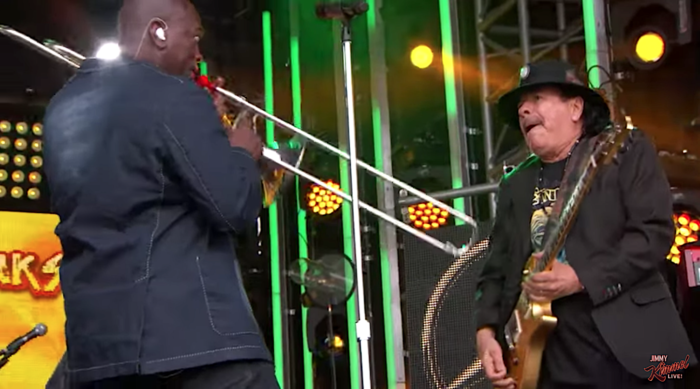 santana on jimmy kimmel