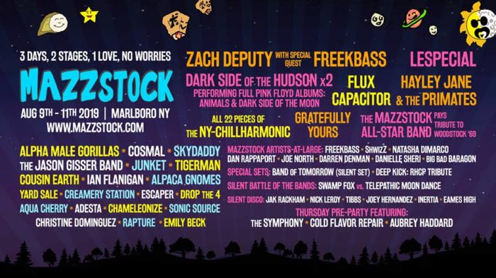 New York’s Mazzstock to Feature Zach Deputy + Freekbass, lespecial, Dark Side of the Hudson and More