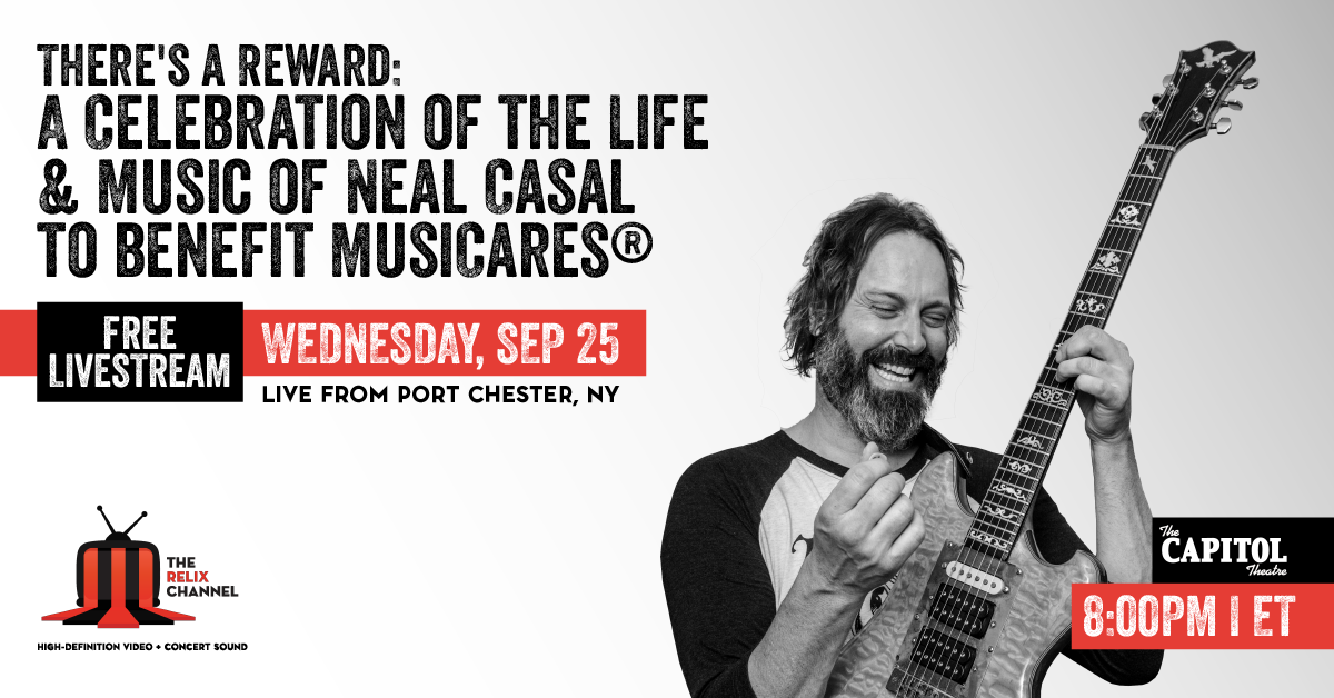 Free Livestream: Neal Casal “There’s A Reward” at The Capitol Theatre
