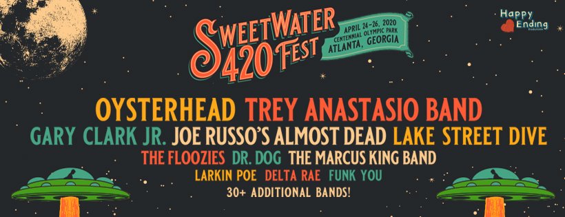 SweetWater 420 Fest Adds Gary Clark Jr., Joe Russo’s Almost Dead, Lake Street Dive, Marcus King Band and More to 2020 Lineup
