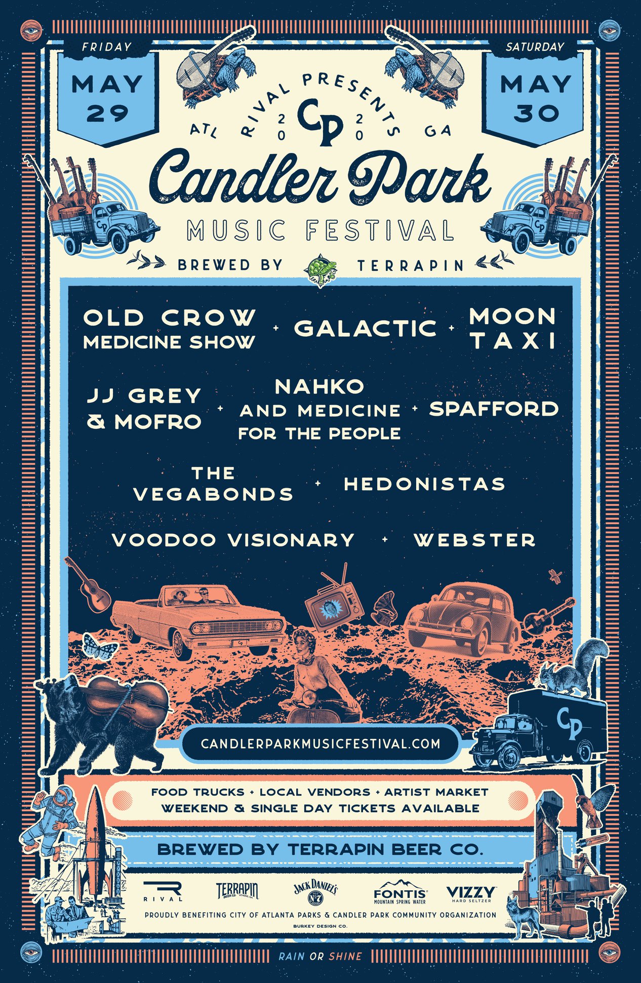 Candler Park Music Festival Sets Lineup Old Crow Medicine Show
