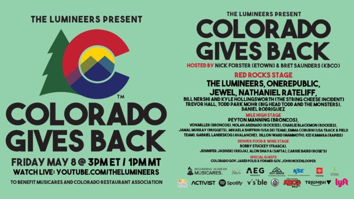 The Lumineers’ ‘Colorado Gives Back’ Livestream Benefit Show Raises Over $600,000 For COVID-19 Relief