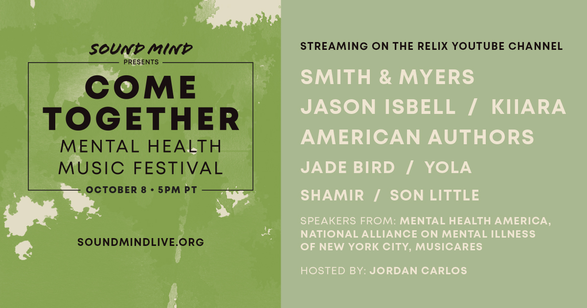Jason Isbell, Yola, Smith & Myers and More to Perform During ‘Come Together’ Mental Health Music Festival