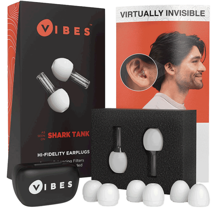 Vibes Hi-Fi Earplugs Concert Gift for Music-Lover