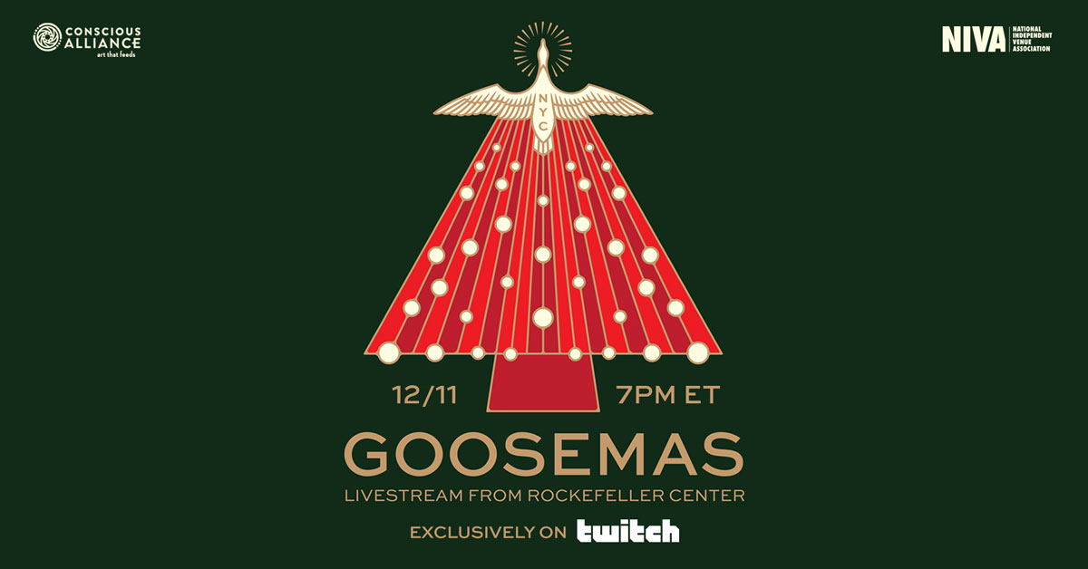 Tonight: Goose Will Offer Free Holiday Livestream from Rockefeller Center