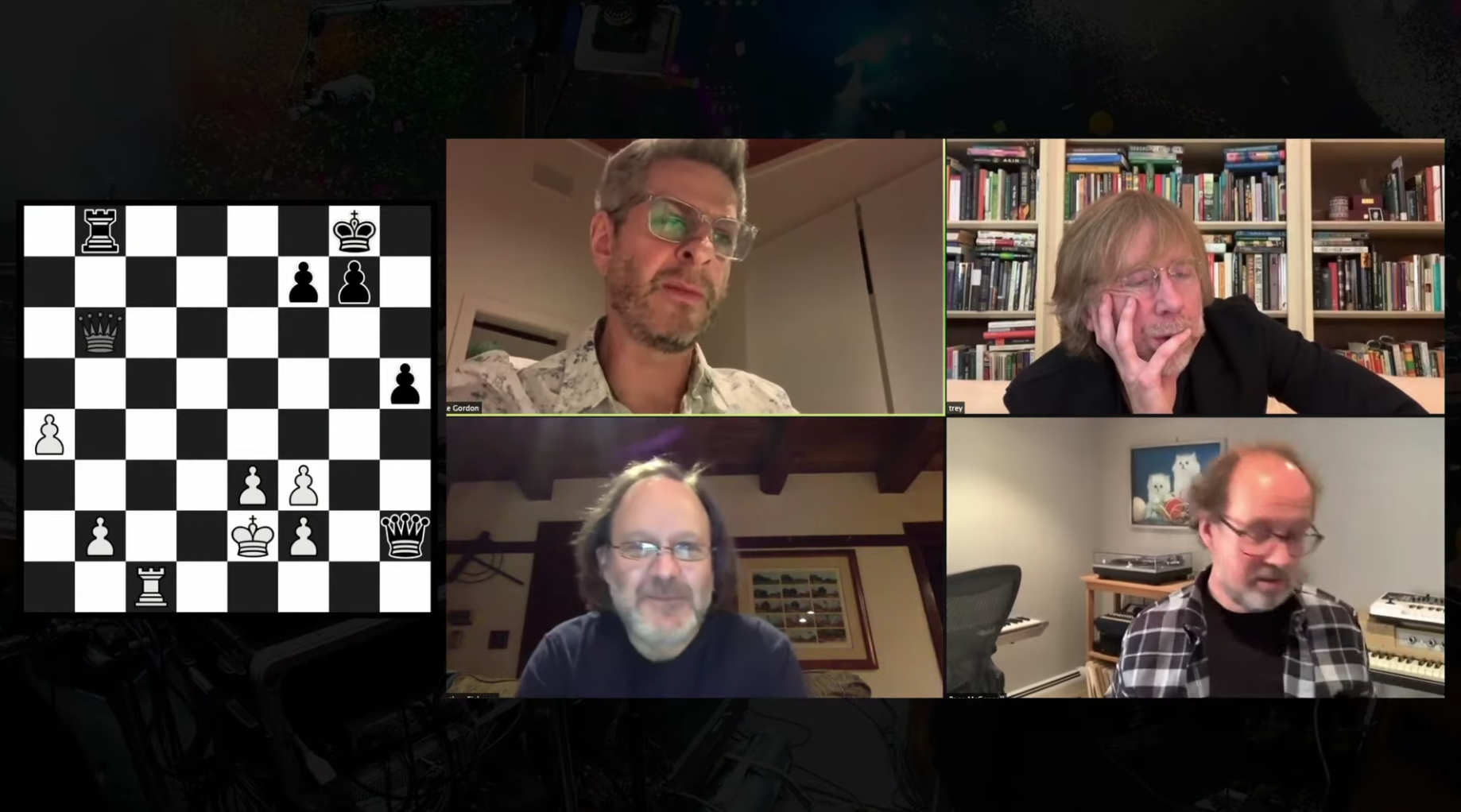 Phish Defeat Audience in Chess During ‘Dinner and a Rematch’ NYE Broadcast