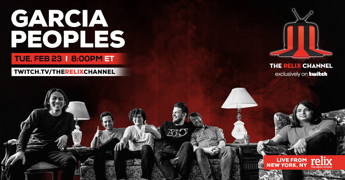 Garcia Peoples Announce Free Twitch Performance from the New Relix Studio