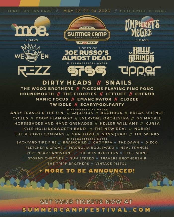 Summer Camp Music Festival Announces Updated 2021 Lineup moe., Umphrey