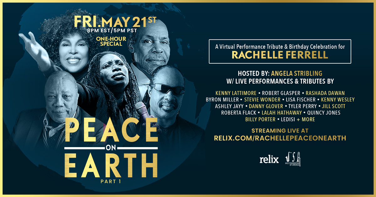 Free Livestream Alert: Watch Stevie Wonder, Robert Glasper and More Perform for Rachelle Ferrell’s ‘Peace On Earth’ Birthday Benefit