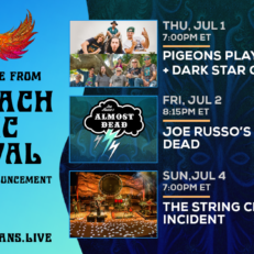 FANS Announces The Peach Music Festival Livestreams: The String Cheese Incident, JRAD, Dark Star Orchestra, Pigeons Playing Ping Pong