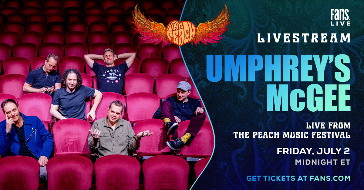 FANS Adds Umphrey’s McGee Livestream to The Peach Music Festival Broadcast Schedule
