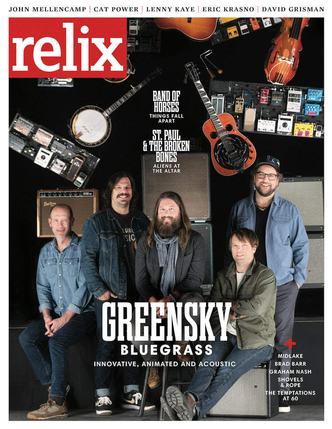 March 2022 Relix Issue Featuring Greensky Bluegrass