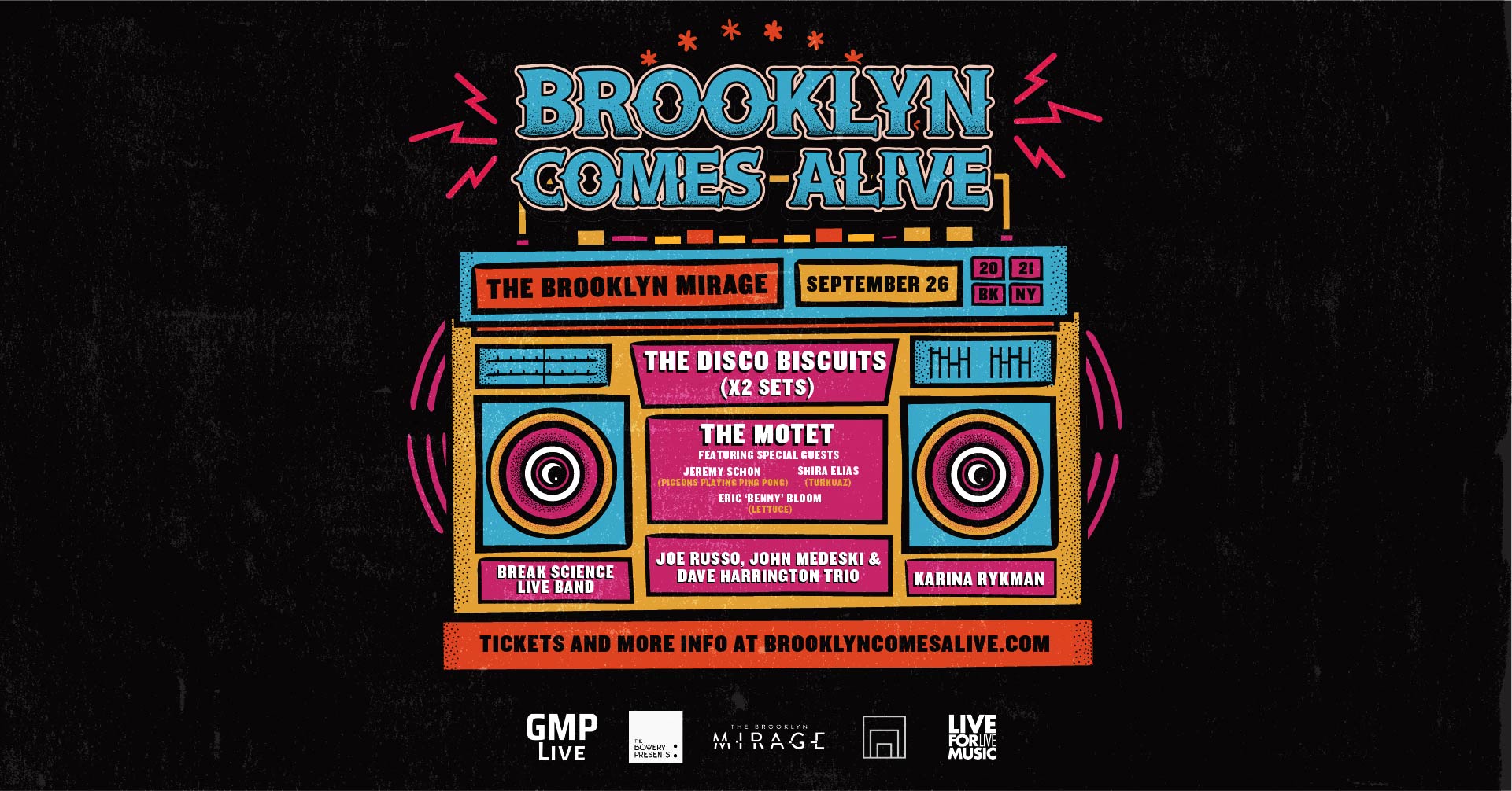 Brooklyn Comes Alive Will Showcase Disco Biscuits Headlining Sets, New Break Science Live Band and More
