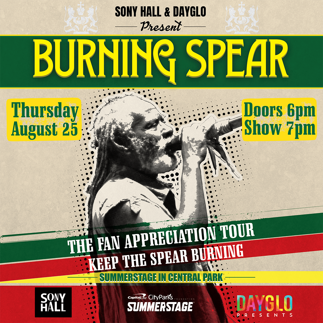 Burning Spear to Return to New York for First Time Since 2010 at SummerStage Burning Spear to Return to New York for First Time Since 2010 at SummerStage