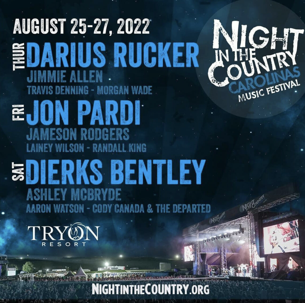 Night in the Country Carolinas Music Festival
