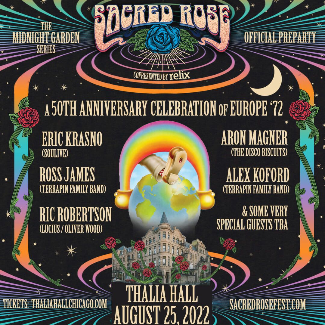 Sacred Rose and Relix To Celebrate 50th Anniversary of ‘Europe ’72’ at Thalia Hall