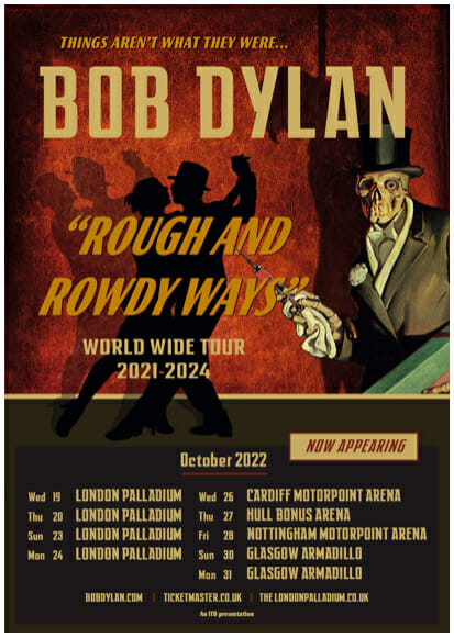 bob dylan tour dates europe 2022