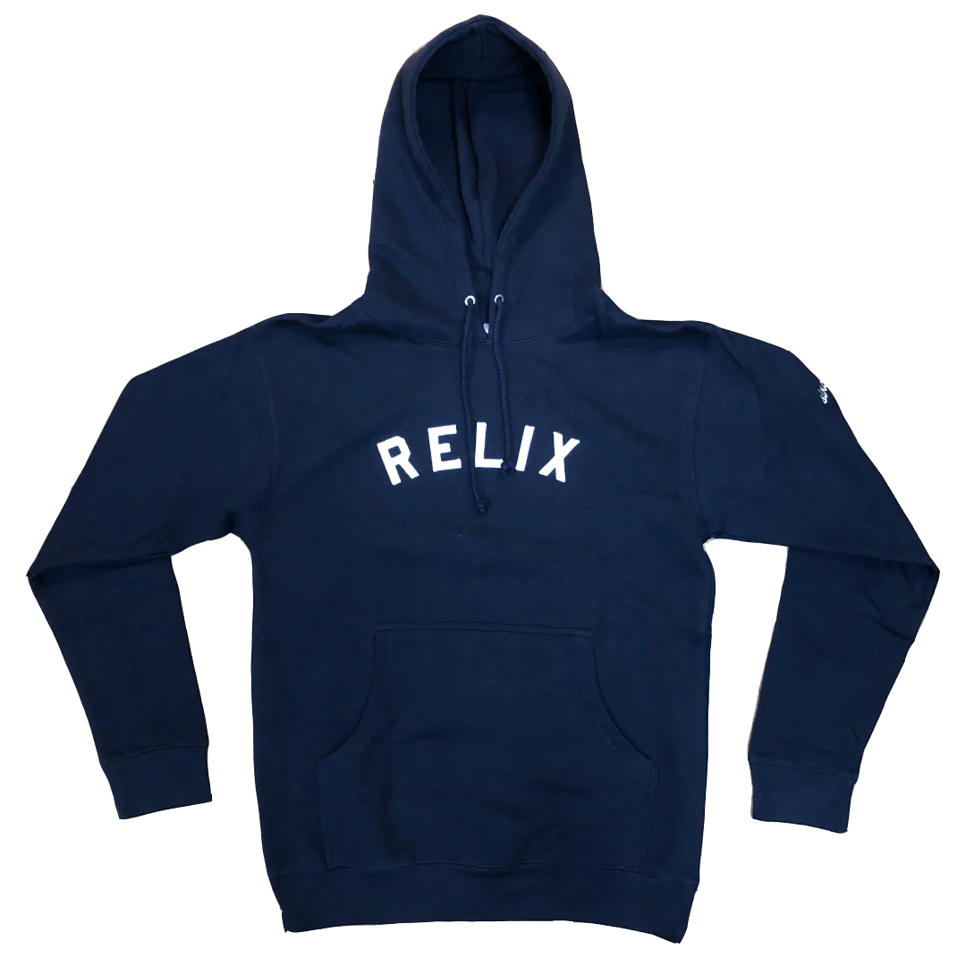 Relix Felt Applique Hooded Sweatshirt 
