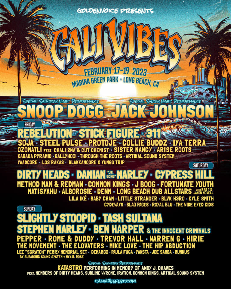 Cali Vibes Festival Adds Artists to 2023 Lineup Snoop Dogg, Cypress