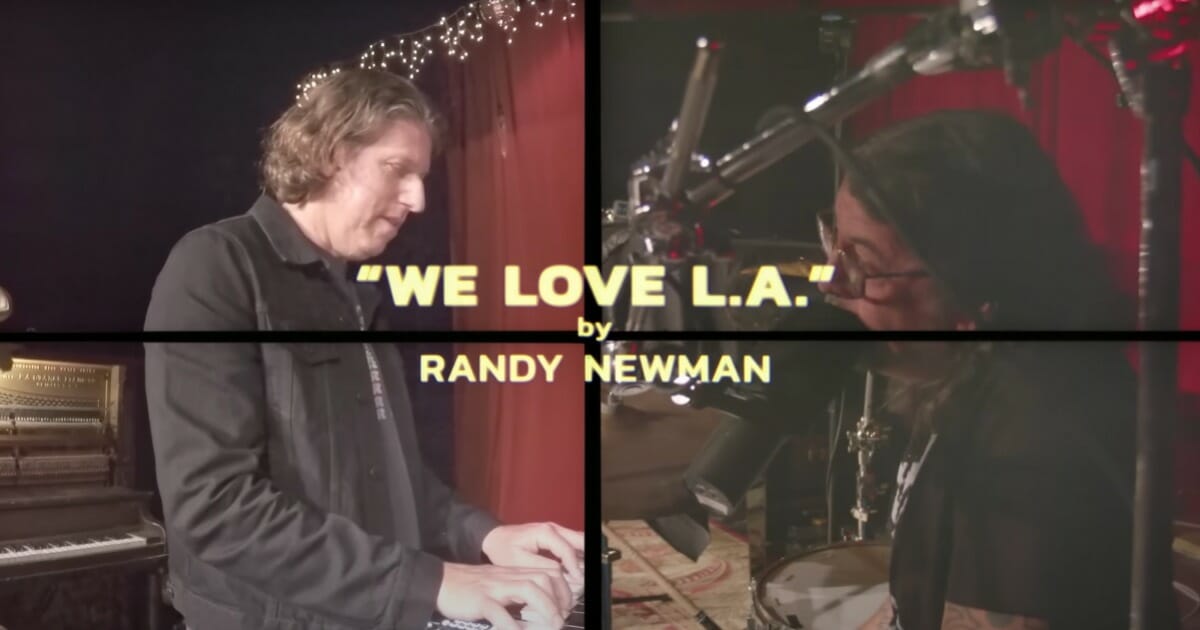 Watch: Dave Grohl and Greg Kurstin Wrap Hanukkah Sessions with Randy Newman’s “I Love L.A.”
