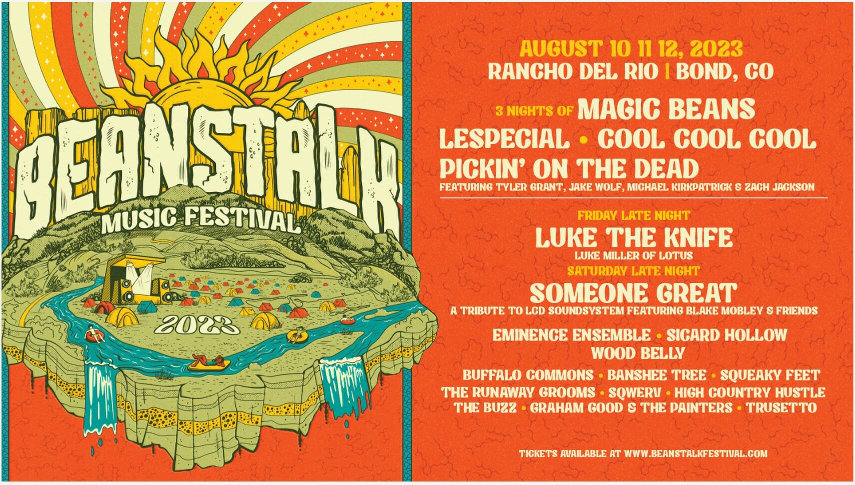 Beanstalk Music Festival Shares 2023 Artist Lineup: Magic Beans, lespecial, Cool Cool Cool and More