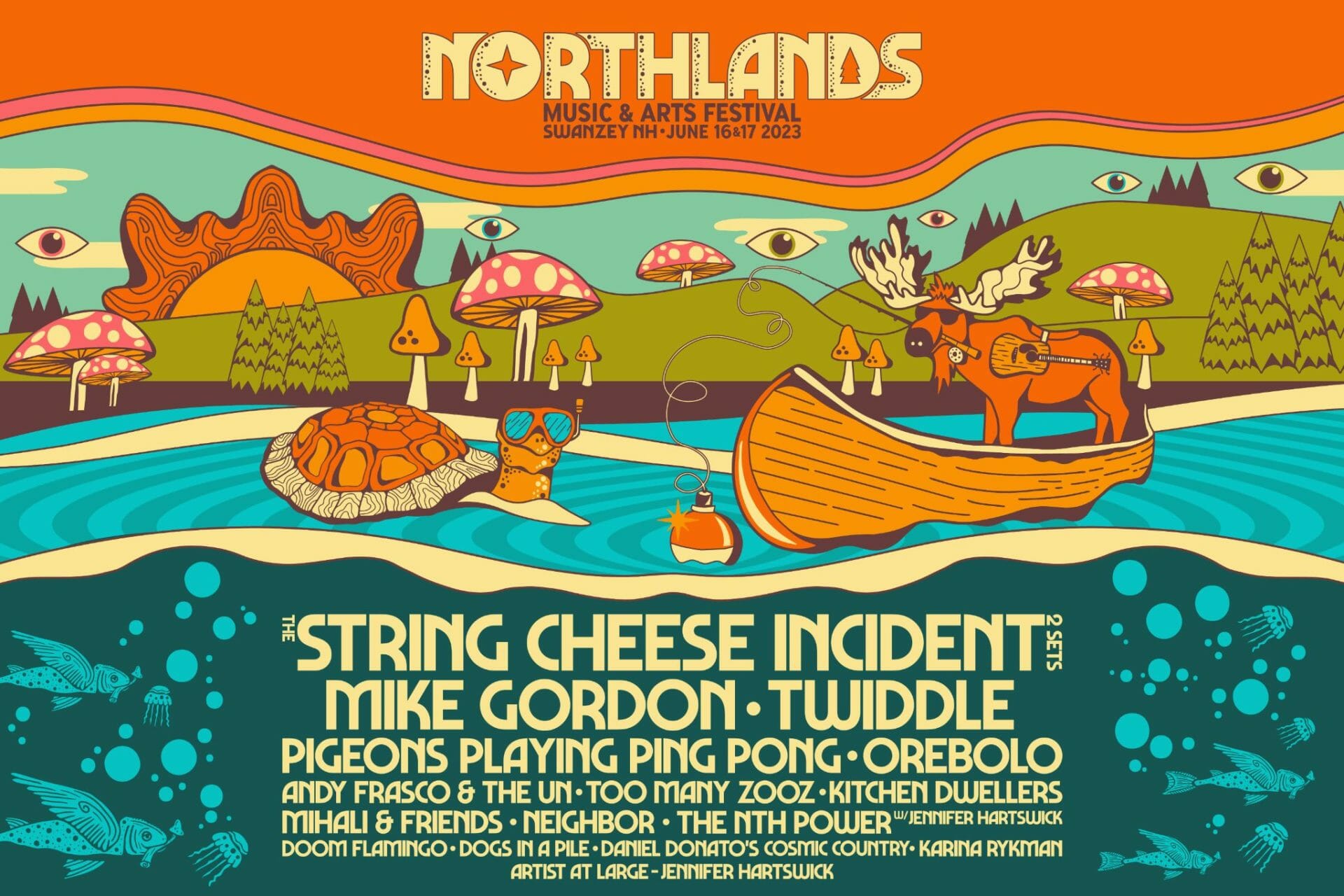 Northlands Music and Arts Festival Expands 2023 Lineup: Pigeons Playing Ping Pong, Mihali & Friends, Daniel Donato’s Cosmic Country and More