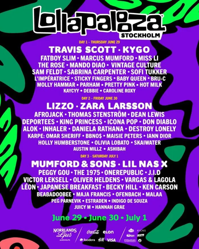 Lollapalooza lineup deals