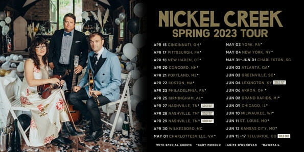 nickel creek tour uk 2023