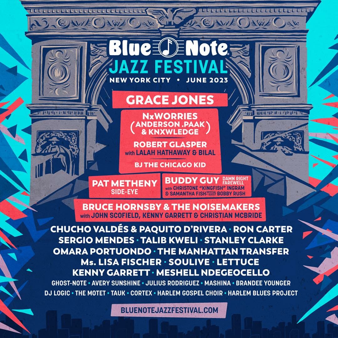 Blue Note Jazz Festival Confirms 2023 NYC Lineup Grace Jones, Robert