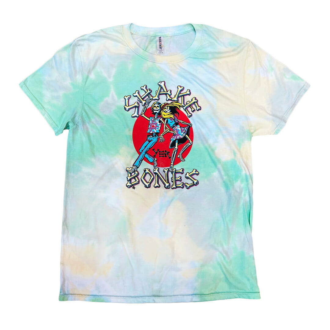 Shake Yer Bones - Throwback Tie-Dye T-Shirt