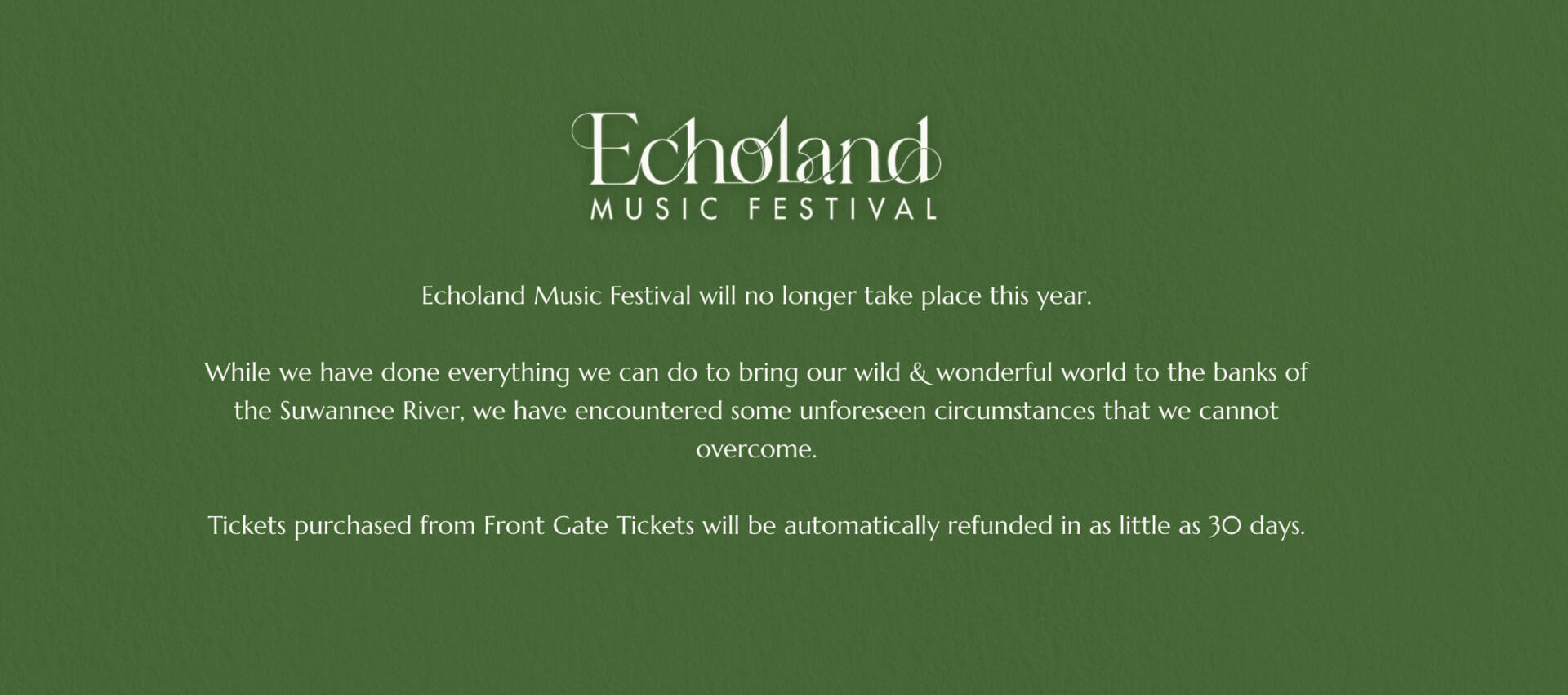 Echoland Music Festival Cancels Debut Event Hypebel