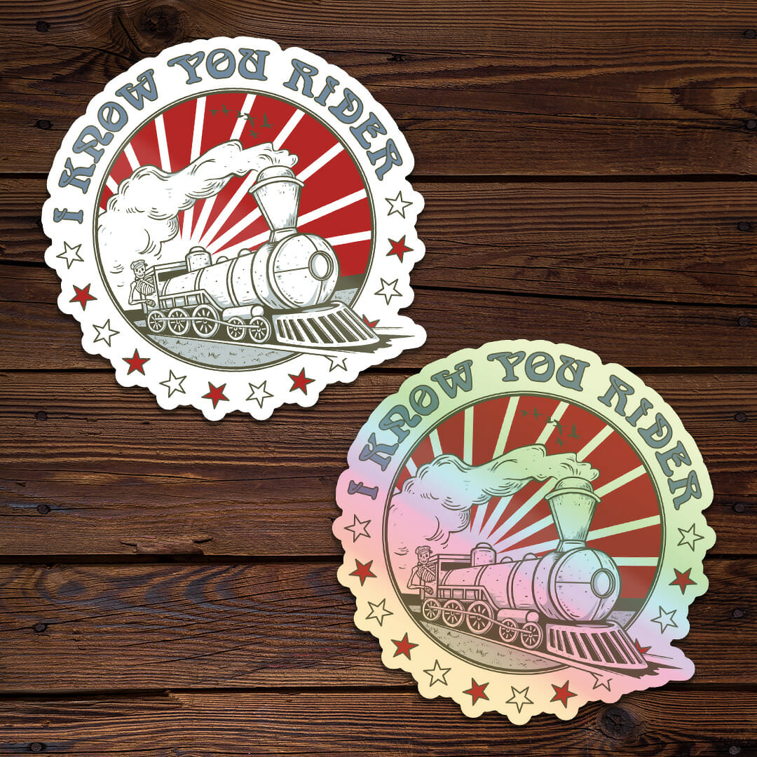 I Know You Rider - Throwback Sticker Set (Holographic + Regular)