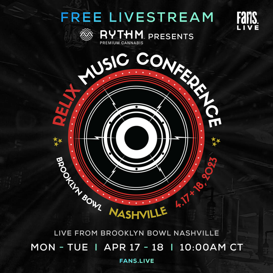 FANS.live to Livestream Relix Music Conference From Brooklyn Bowl Nashville