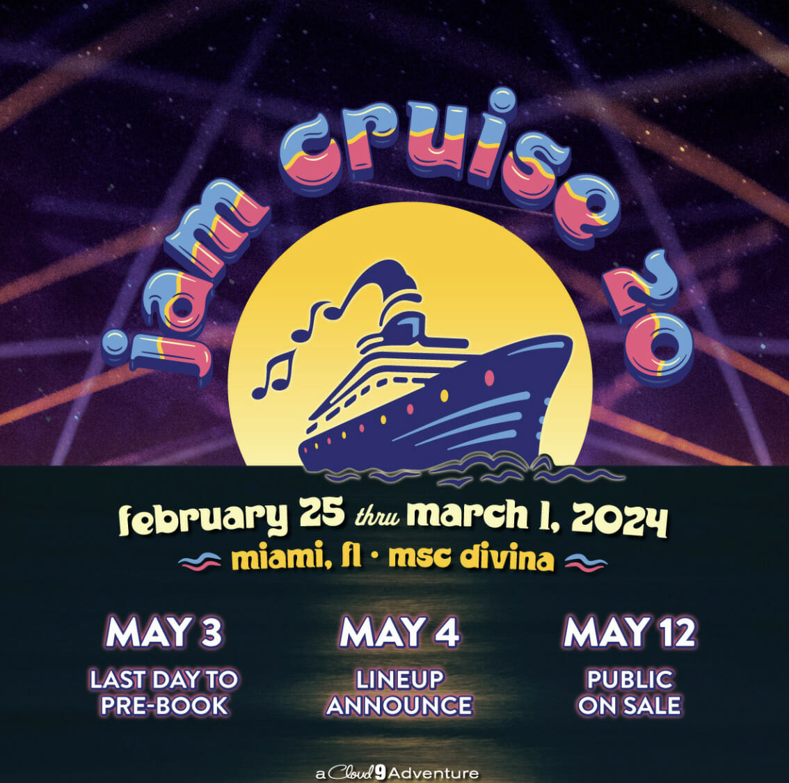 Jam Cruise Shares Details Behind 2024 Excursion