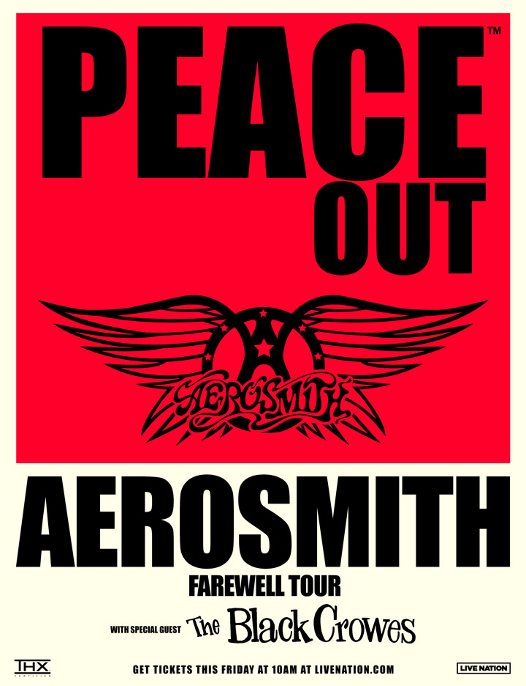 Aerosmith Announce PEACE OUT™ North American Farewell Tour