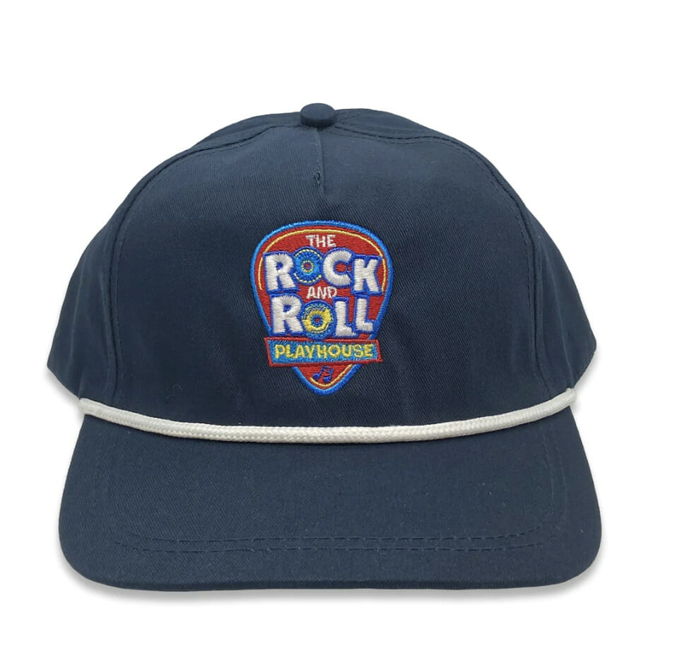 Navy/Gold Logo Hat by The Rock and Roll Playhouse